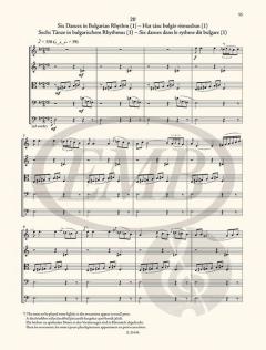 Der Mikrokosmos des Ensemblespiels für Streicher 4 von Béla Bartók 