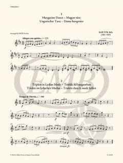 Der Mikrokosmos des Ensemblespiels für Streicher 4 von Béla Bartók 