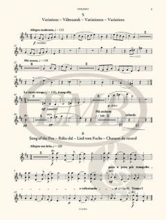 Der Mikrokosmos des Ensemblespiels für Streicher 4 von Béla Bartók 