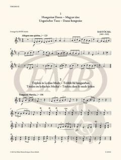 Der Mikrokosmos des Ensemblespiels für Streicher 4 von Béla Bartók 