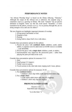 An African Worship Song von John R. Paradowski (Download) 