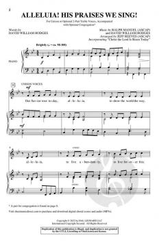 Alleluia! His Praises We Sing! von David William Hodges 