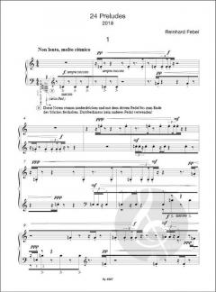 24 Preludes von Reinhard Febel 