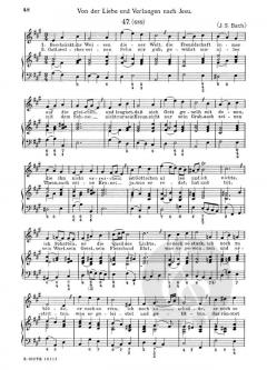 69 geistliche Lieder und Arien aus Schemellis Gesangbuch BWV 439ff von Johann Sebastian Bach 