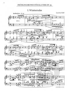 Frühlingsboten op. 55 von Joachim Raff 