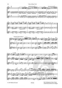 Konzertantes Trio Nr. 4 G-Dur von Georg Abraham Schneider 