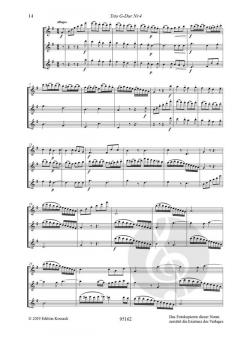 Konzertantes Trio Nr. 4 G-Dur von Georg Abraham Schneider 