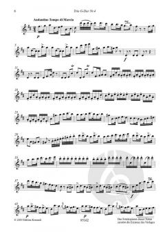 Konzertantes Trio Nr. 4 G-Dur von Georg Abraham Schneider 
