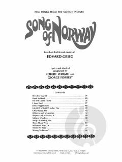 Song of Norway von George Forrest 