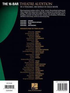 The 16-Bar Theatre Audition Tenor 16 Bar 