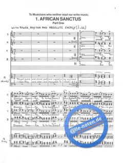 African Sanctus von David Fanshawe 