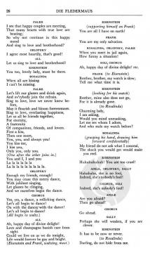 Die Fledermaus Libretto von Johann Strauss (Sohn) 