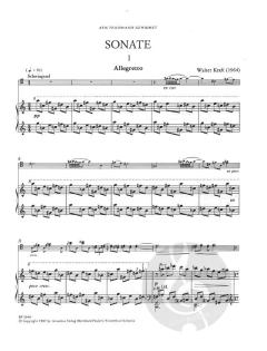 Sonate für Violoncello und Klavier von Walter Kraft im Alle Noten Shop kaufen (Sonderangebot)