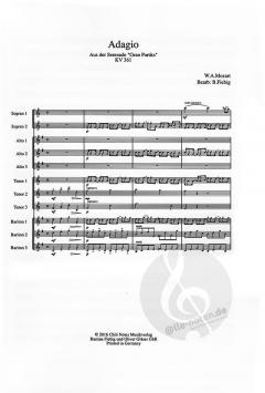 Adagio von Wolfgang Amadeus Mozart 