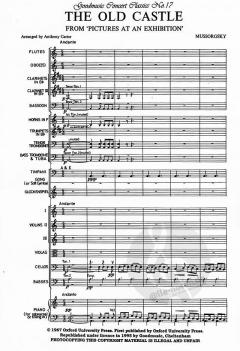 Old Castle von Modest Petrowitsch Mussorgski 