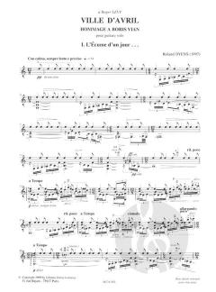 Ville d'Avril von Roland Dyens 