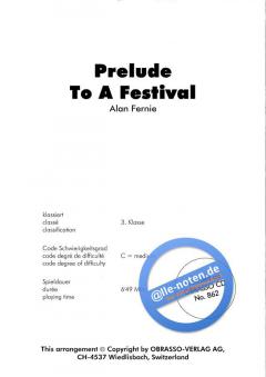 Prelude To A Festival von Alan Fernie 