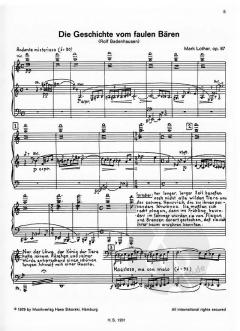 Die Geschichte vom faulen Bären op. 87 von Mark Lothar 