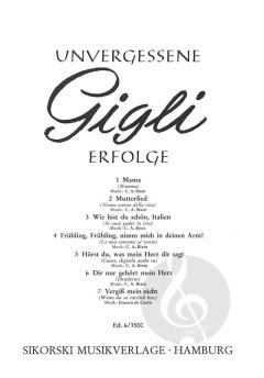 Benjamino Gigli - Unvergessene Erfolge 