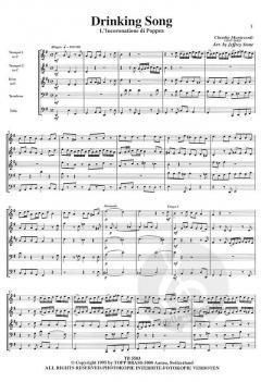 Drinking Song - L'Incoronatione di Poppea von Claudio Monteverdi 