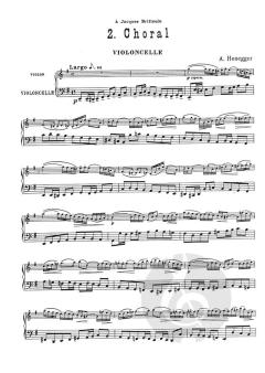 Trois Contrepoints No. 2 von Arthur Honegger 