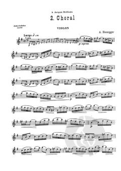 Trois Contrepoints No. 2 von Arthur Honegger 