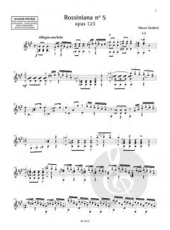 Rossiniana n° 5  von Mauro Giuliani 