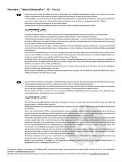 Keystone von Thierry Deleruyelle 