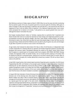 Kent Nishimura's Fingerstyle Solo Guitar Songs 