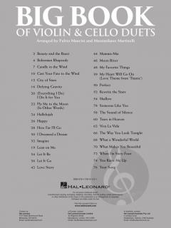 Big Book of Violin & Cello Duets 