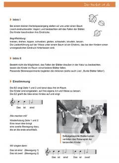 Herbst-Musik im Kindergarten von Karin Schuh 