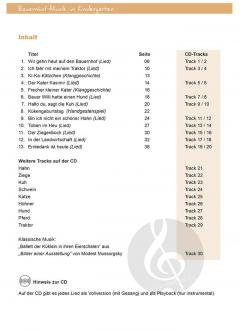 Bauernhof-Musik im Kindergarten von Karin Schuh 