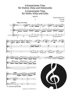 6 Konzertante Trios von Giovanni Battista Cirri 