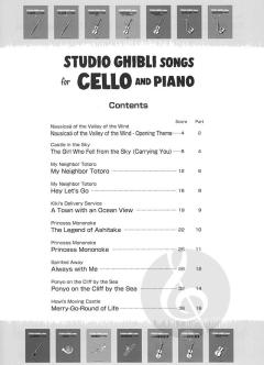 Studio Ghibli Songs for Cello and Piano von Joe Hisaishi im Alle Noten Shop kaufen