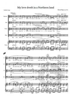 3 Part Songs von Edward Elgar 