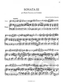 6 Sonaten von Johann Joachim Quantz 