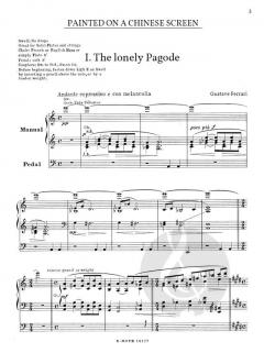 Painted on a chinese Screen von Gustave Ferrari 