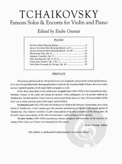 Famous Solos and Encores von Peter Iljitsch Tschaikowsky 