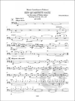 Ein Quartett-Satz von Mario Castelnuovo-Tedesco 