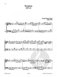 15 Barock-Duos für Violine und Violoncello 