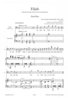 Elijah op. 70 von Felix Mendelssohn Bartholdy 