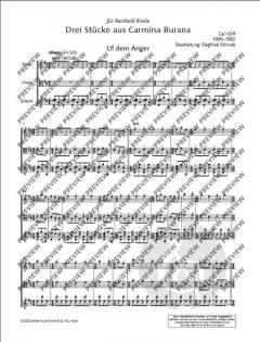 3 Stücke aus Carmina Burana von Carl Orff 