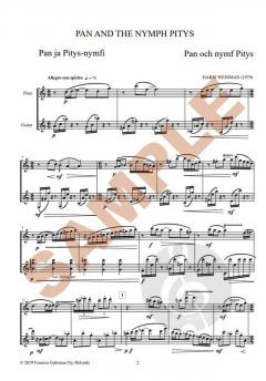 Pan and the Nymph Pitys - Towards the Night von Harri Wessman 