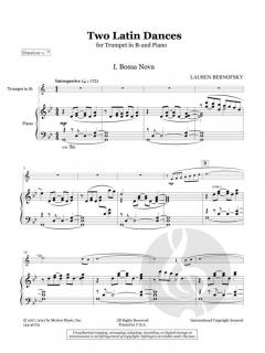 2 Latin Dances von Lauren Bernofsky 