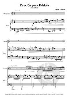 Canción para Fabiola von Gaspar Genovés 