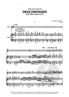 2 Fantaisies op. 93 von Florentine Mulsant 