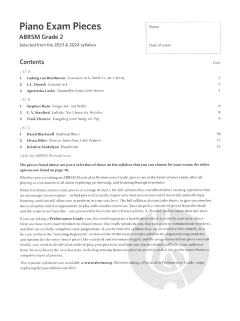 ABRSM Piano Exam Pieces 2023-2024 Grade 2 