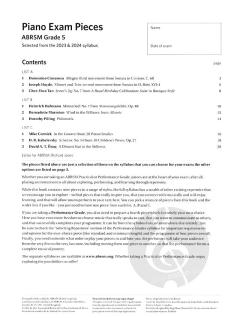 ABRSM Piano Exam Pieces 2023-2024 Grade 5 