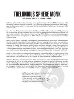 Thelonious Monk Omnibook 