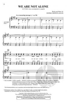 We Are Not Alone von Pepper Choplin 